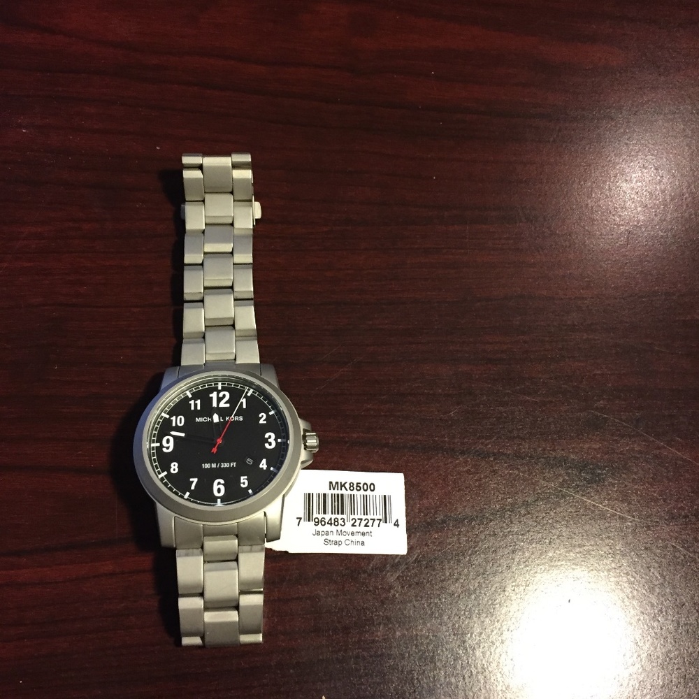 Michael Kors Men's MK8500 Paxton Silver Watch